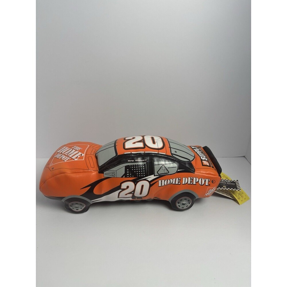 VINYL NASCAR Tony Stewart New PLUSH VINTAGE 18 INCH CAR Rare PIT ROAD RACERS